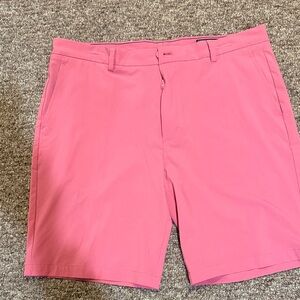 Vineyard Vines Men’s Performance 9 inch Pink Flat Front Shorts
